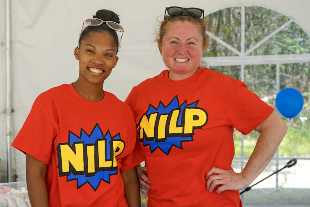 NILP staff Sophie and Meghan