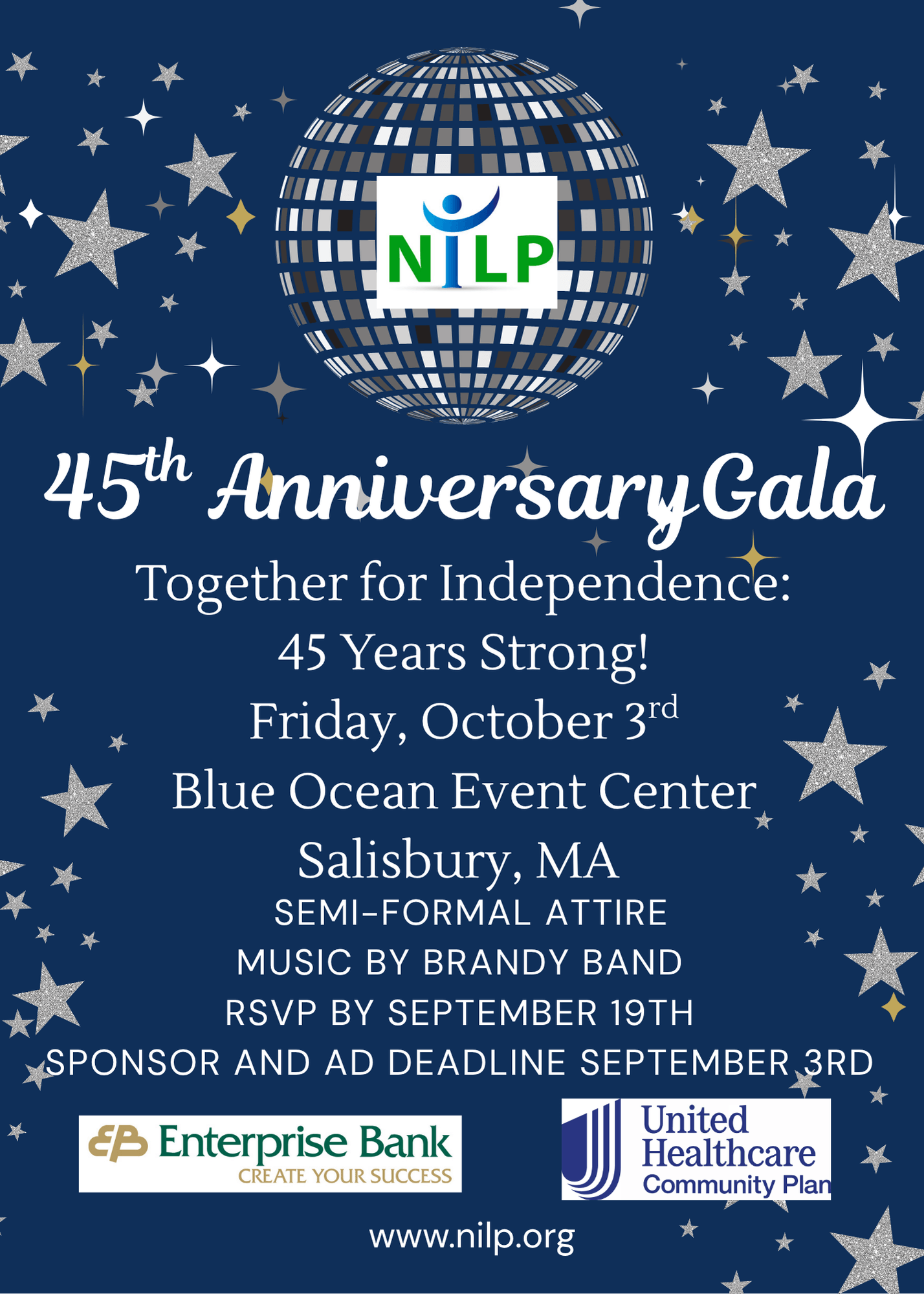 NILP 45th Anniversary Disco Ball Flyer (1)