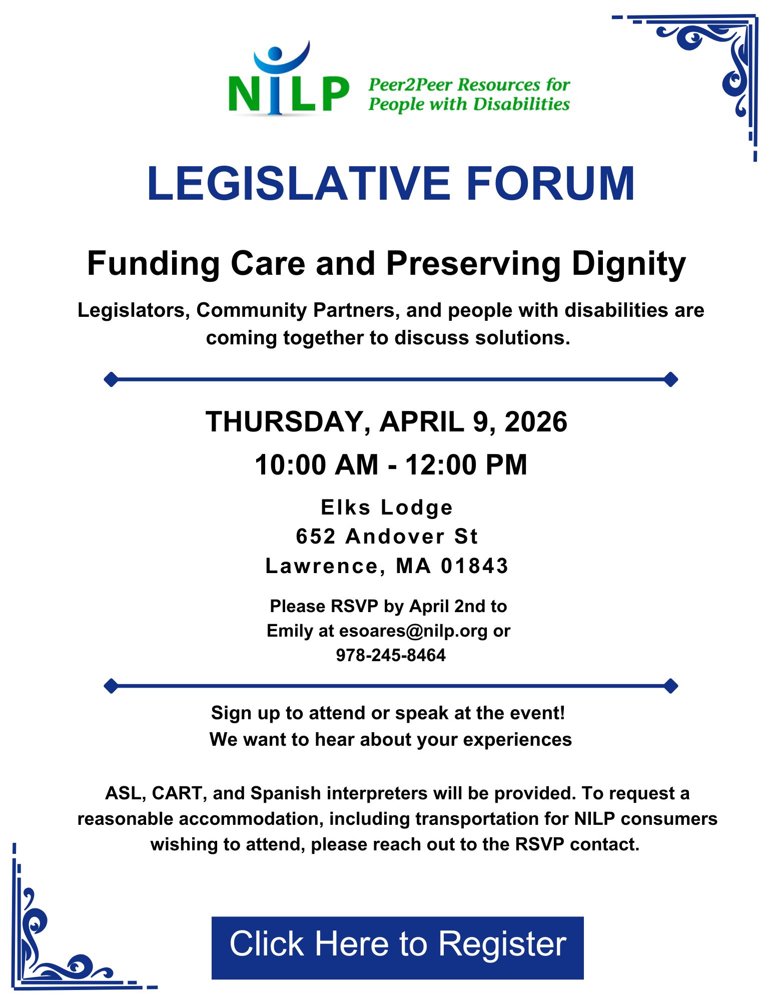 2026 NILP Legislative Forum